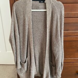 BDG Women's Cozy light Brown Cardigan